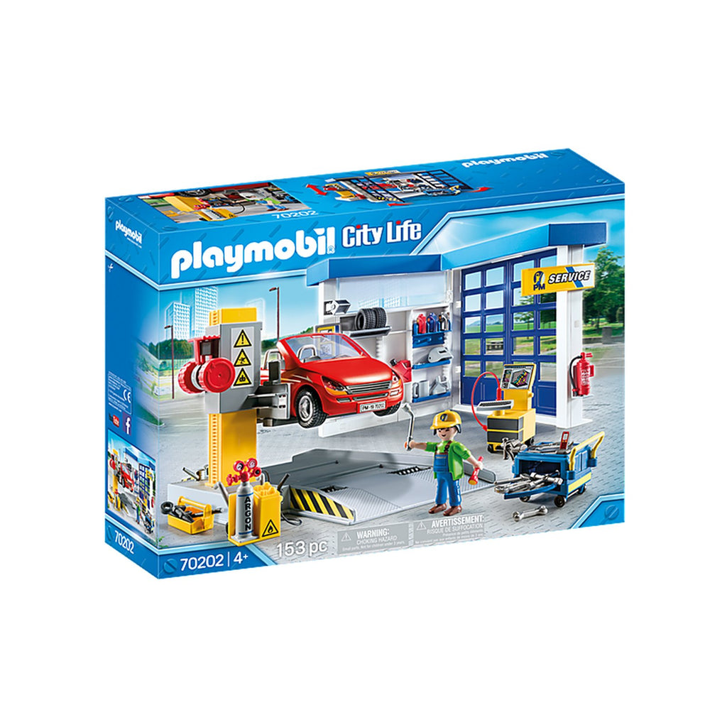Playmobil City Life Car Repair Garage Building Set 70202 - Radar Toys