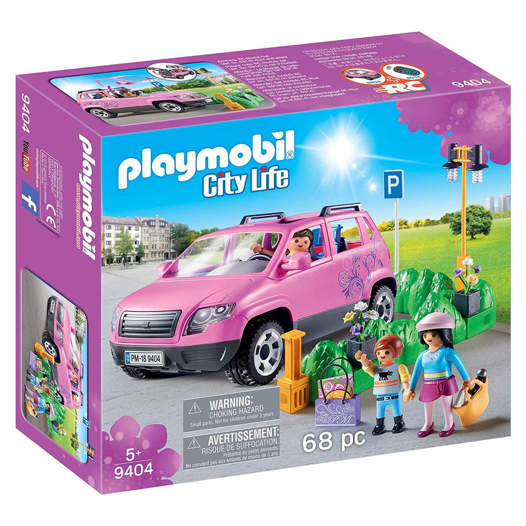 Playmobil City Life Family Car With Parking Space Building Set 9278 - Radar Toys