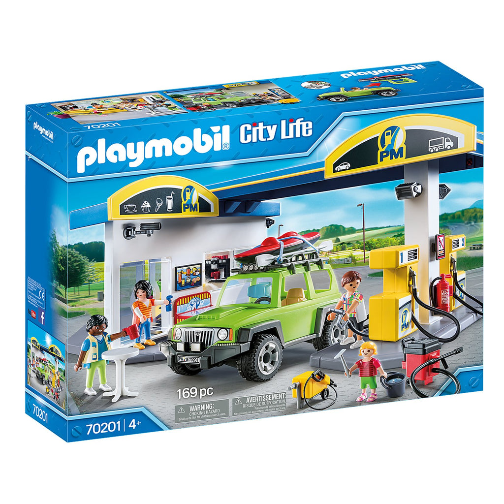 Playmobil City Life Gas Station Building Set 70201 - Radar Toys