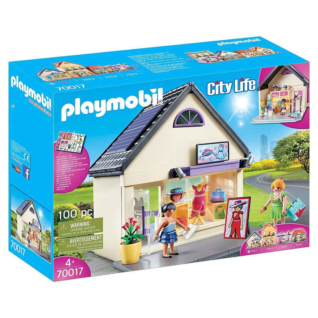 Playmobil City Life My Fashion Boutique Building Set 70017 - Radar Toys