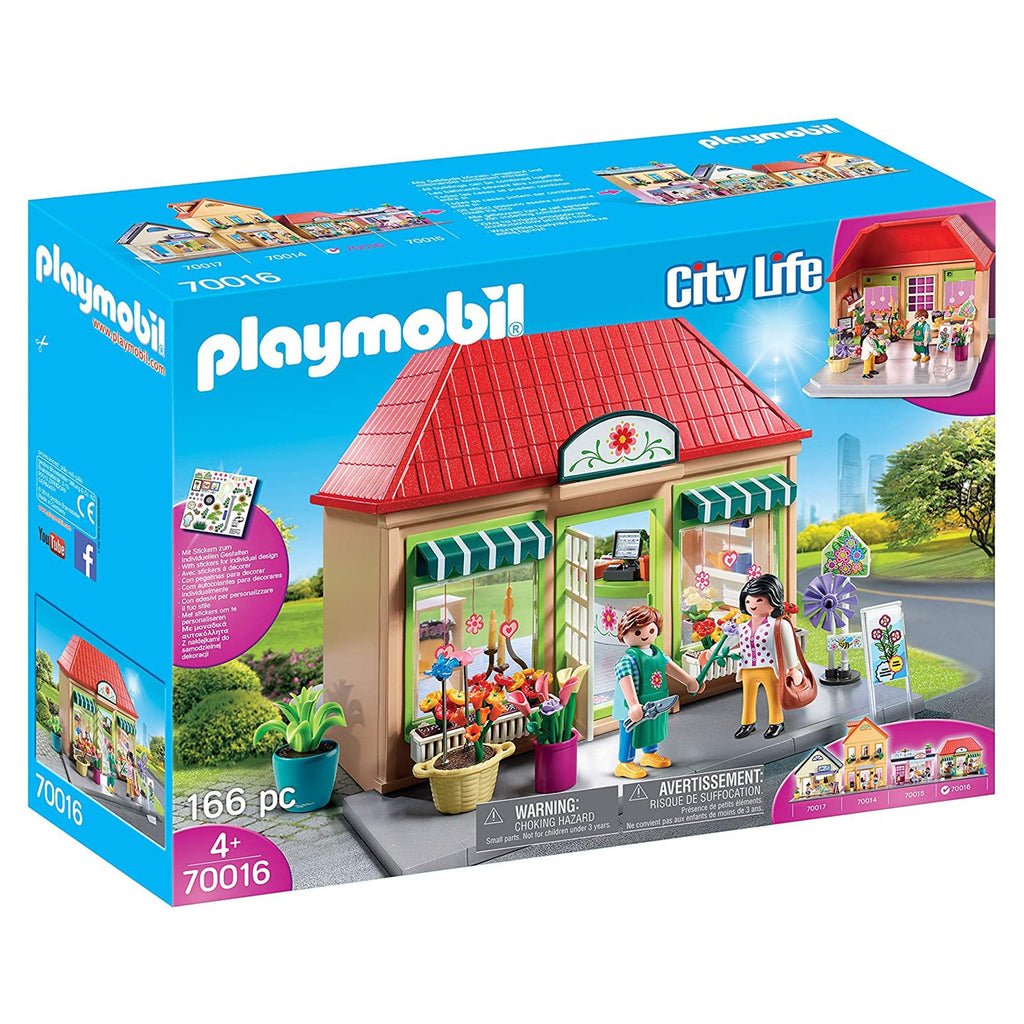 Playmobil City Life My Flower Shop Building Set 70016 - Radar Toys