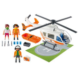Playmobil City Life Rescue Helicopter Building Set 70048 - Radar Toys