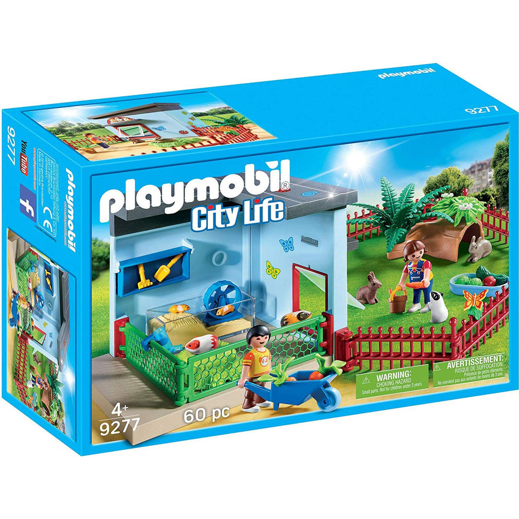 Playmobil City Life Small Animal Boarding Building Set 9277 - Radar Toys