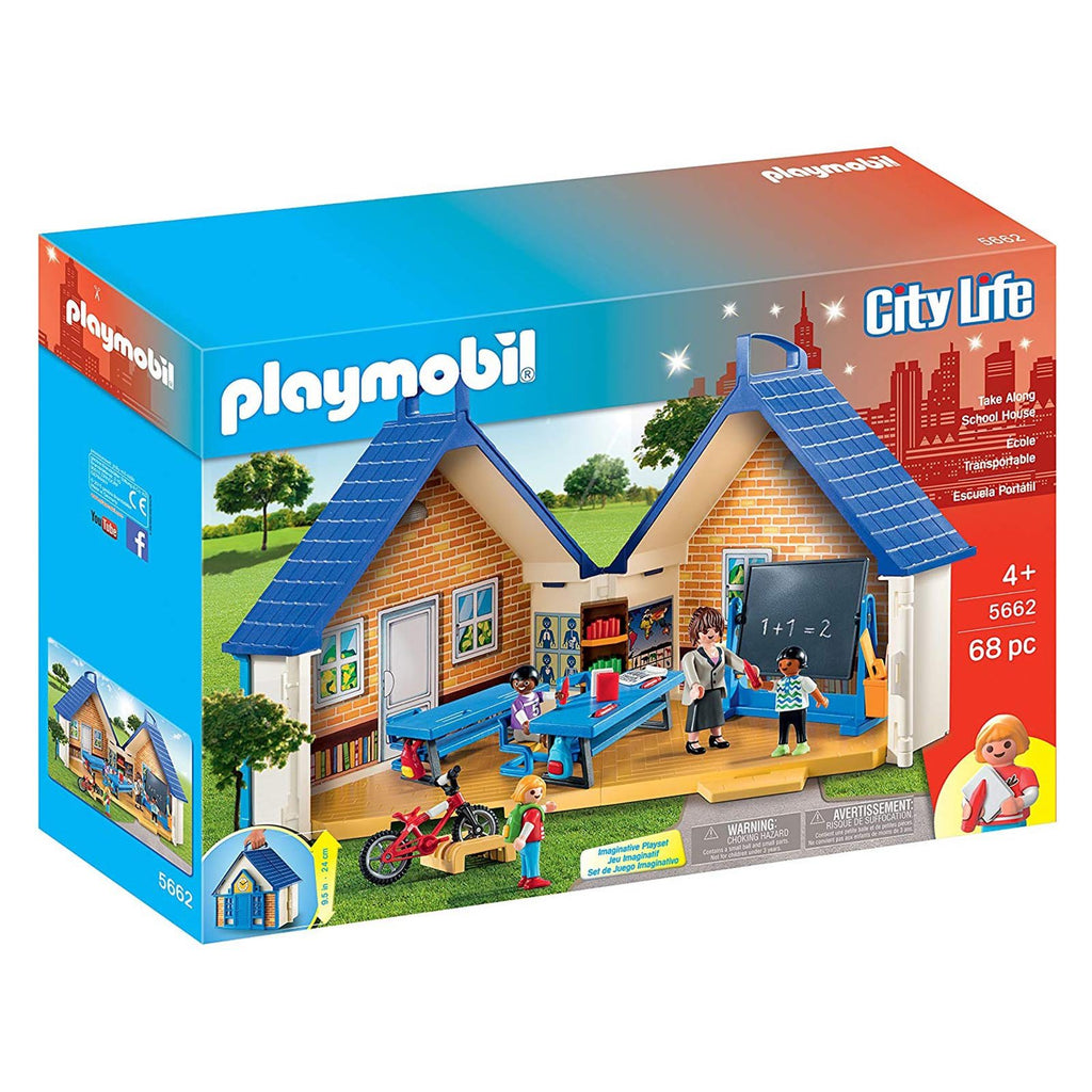 Playmobil City Life Take Along School House Building Set 5662 - Radar Toys