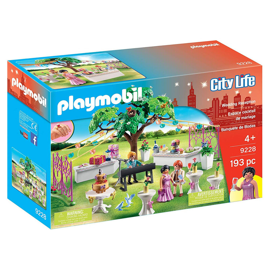 Playmobil City Life Wedding Reception Building Set 9228 - Radar Toys