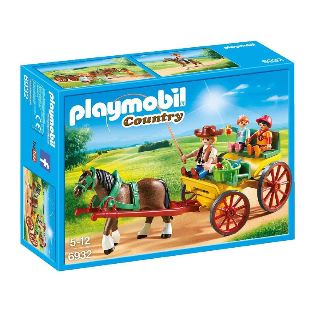 Playmobil Country Horse Drawn Wagon Building Set 6932 - Radar Toys