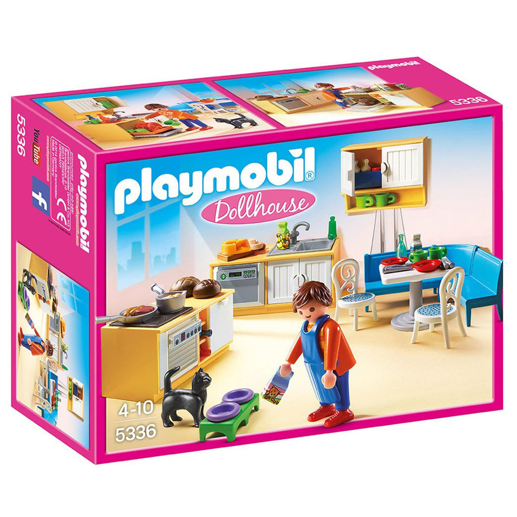 Playmobil Dollhouse Country Kitchen Building Set 5336 - Radar Toys