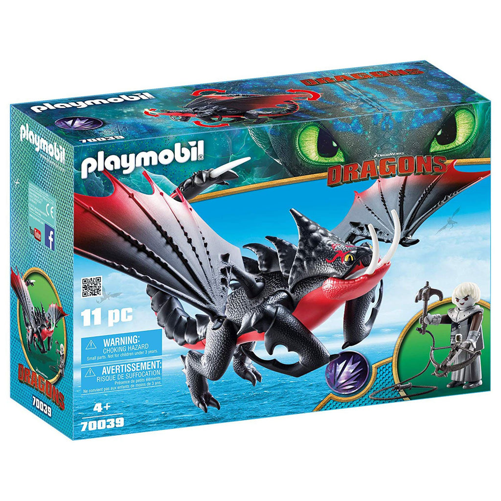 Playmobil Dragons Deathgripper With Grimmel Building Set 70039 - Radar Toys