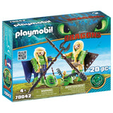 Playmobil Dragons Ruffnut Tuffnut With Flight Suits Building Set 70042 - Radar Toys