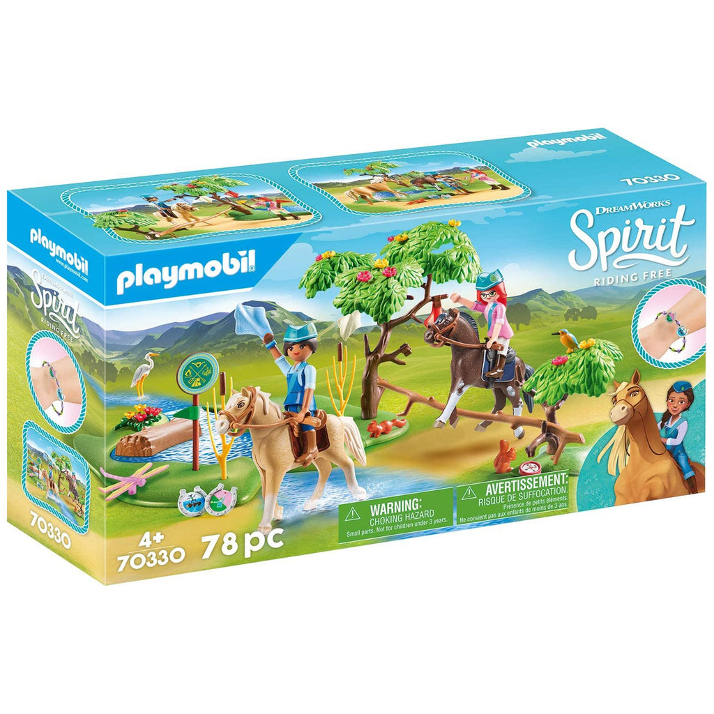 Playmobil DreamWorks Spirit River Challenge Building Set 70330