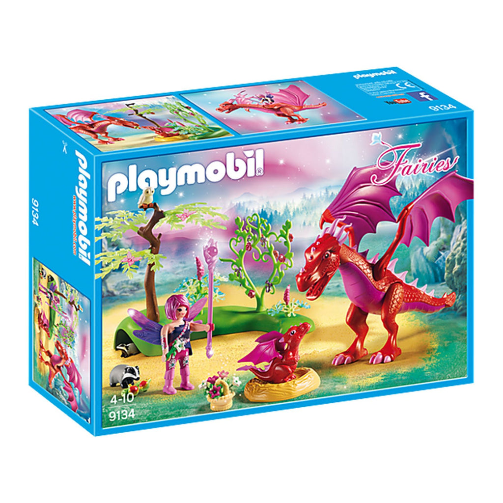Playmobil Fairies Friendly Dragon With Babies Building Set 9134 - Radar Toys