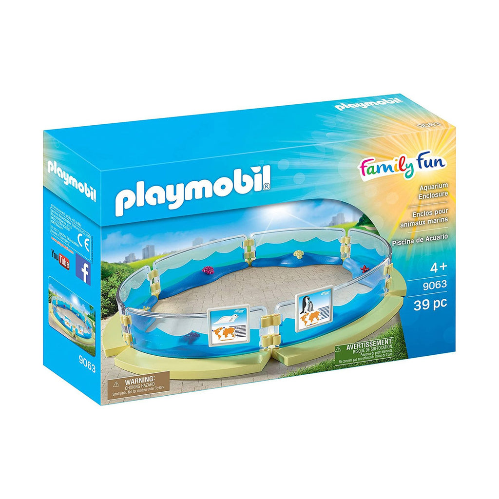 Playmobil Family Fun Aquarium Enclosure Building Set 9063 - Radar Toys