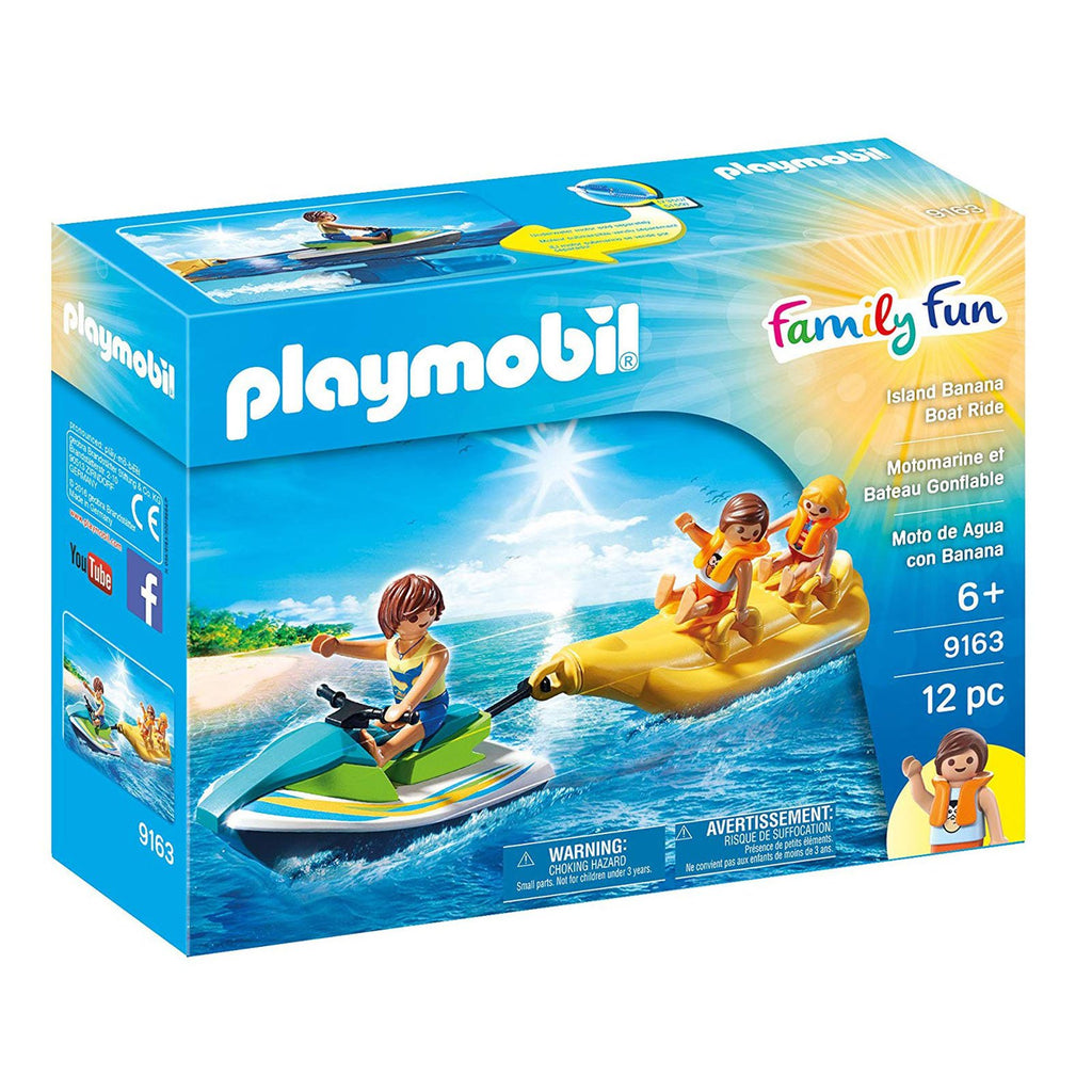 Playmobil Family Fun Island Banana Boat Ride Building Set 9163 - Radar Toys