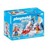 Playmobil Family Fun Snowball Fight Building Set 9283 - Radar Toys