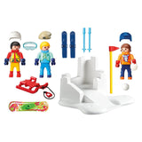 Playmobil Family Fun Snowball Fight Building Set 9283 - Radar Toys