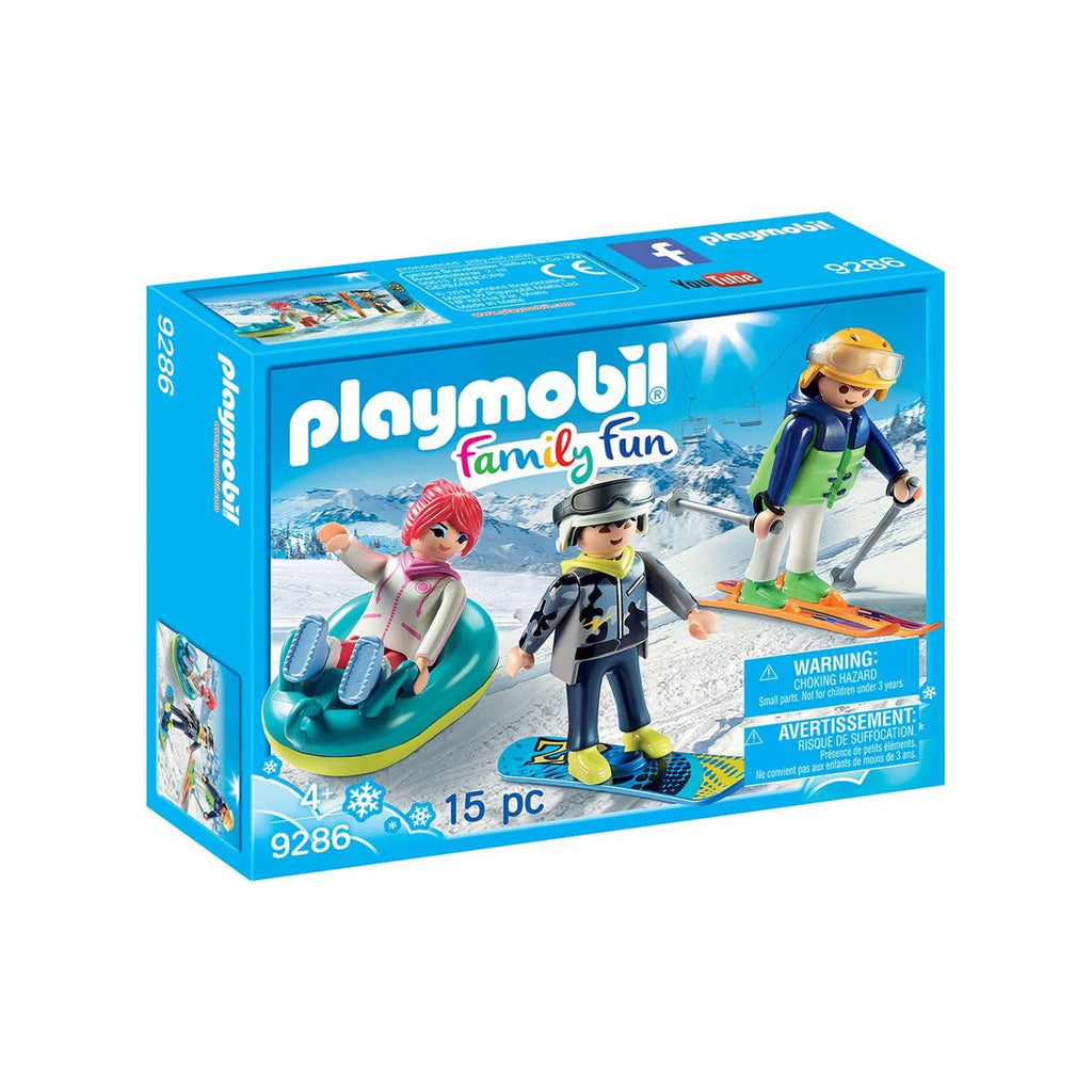 Playmobil Family Fun Winter Sports Trio Building Set 9286 - Radar Toys