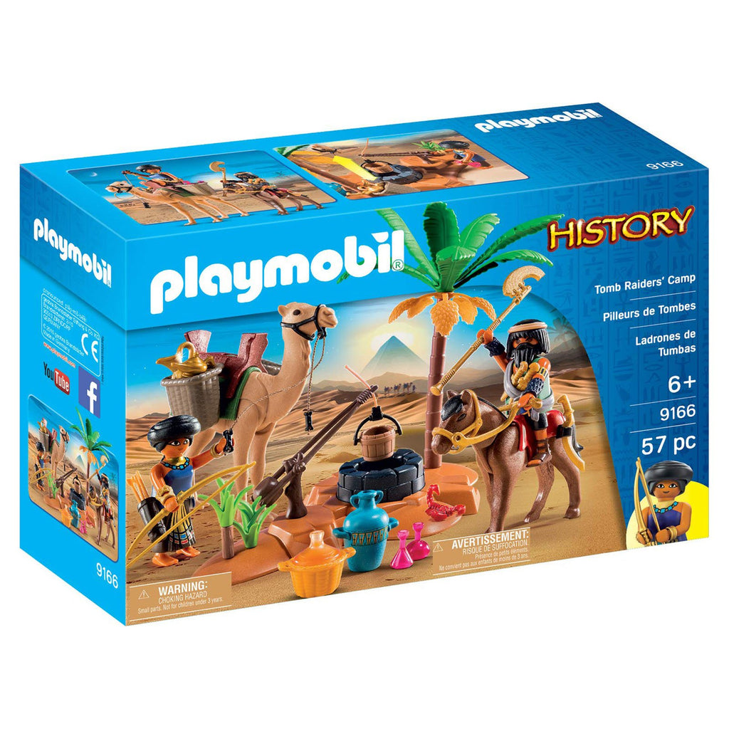 Playmobil History Tomb Raiders' Camp Building Set 9166 - Radar Toys