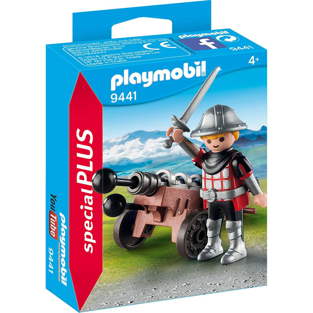 Playmobil Knight With Cannon Building Set 9441 - Radar Toys