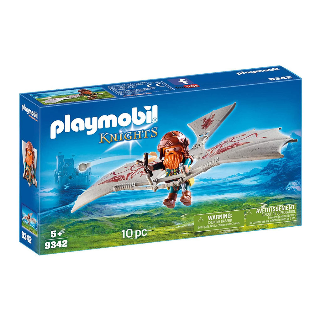 Playmobil Knights Dwarf Flyer Building Set 9342 - Radar Toys