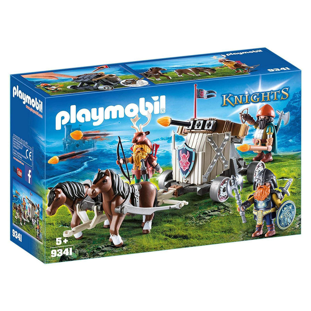 Playmobil Knights Horse-Drawn Ballista Building Set 9341 - Radar Toys