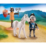 Playmobil Knights Jousting Carry Case Building Set 70106 - Radar Toys