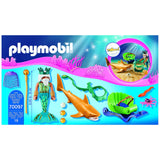 Playmobil Magic King Of The Sea With Shark Carriage Building Set 70097 - Radar Toys