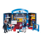 Playmobil NHL Locker Room Play Box Building Set 9176 - Radar Toys