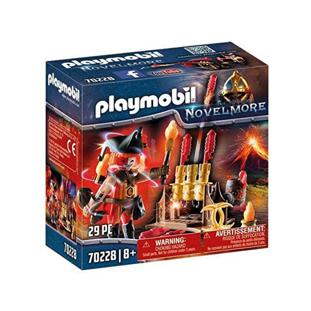Playmobil Novelmore Burnham Raiders Fire Master Building Set 70228 - Radar Toys