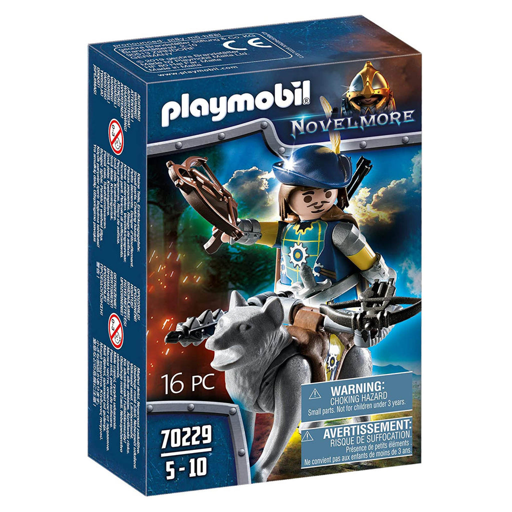 Playmobil Novelmore Crossbowman With Wolf Building Set 70229 - Radar Toys