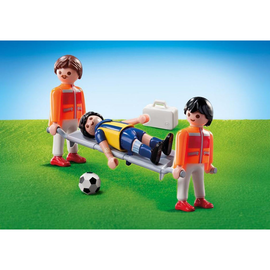 Playmobil Paramedics With Soccer Player Building Set 9826 - Radar Toys