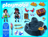 Playmobil Pirates Treasure Hideout Building Set 6683 - Radar Toys