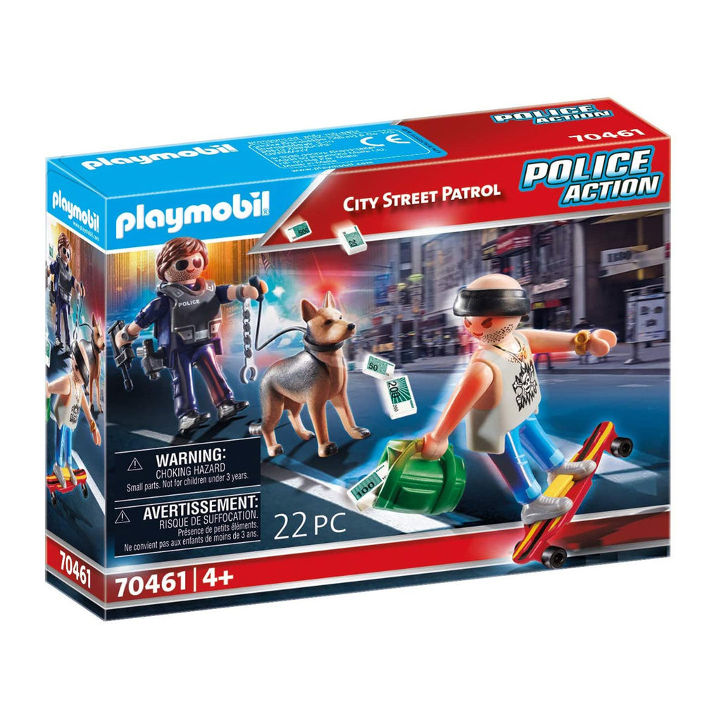 Playmobil Police Action City Street Patrol Building Set 70461 - Radar Toys