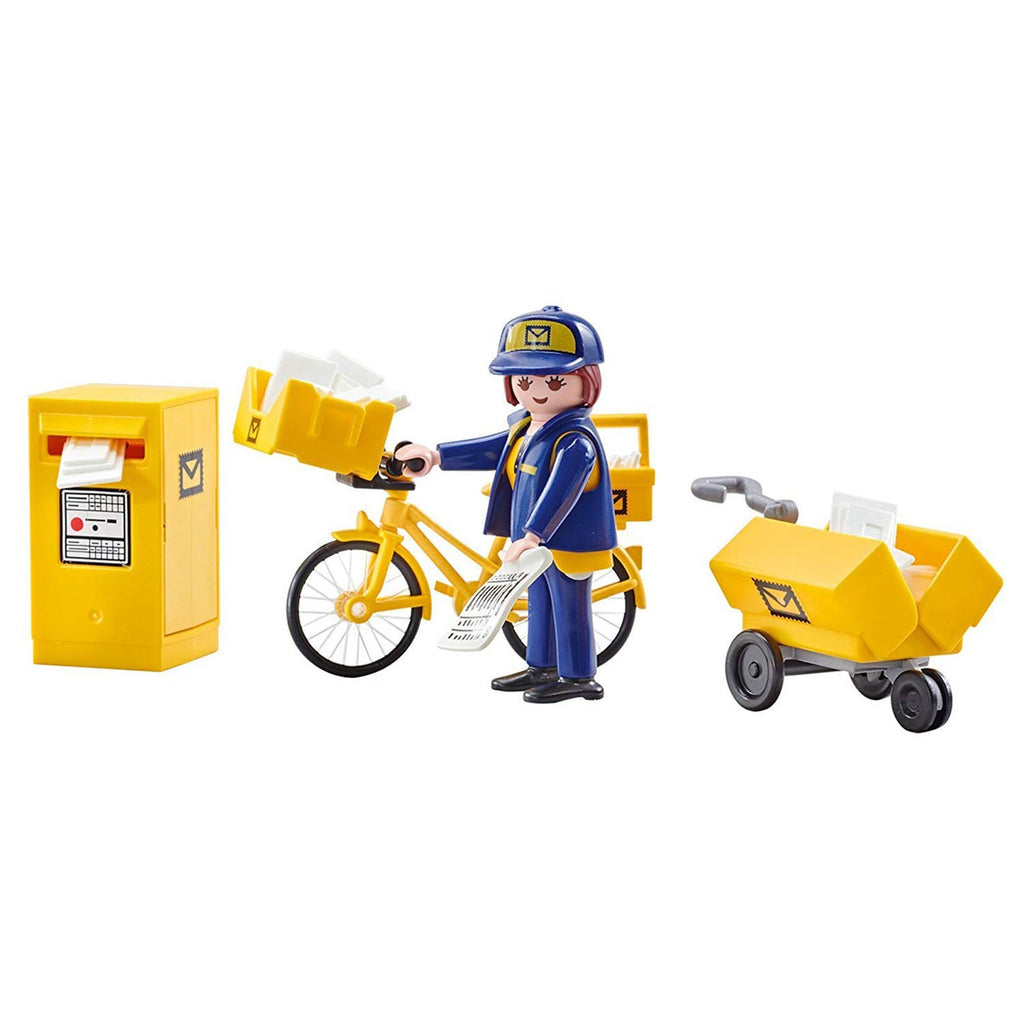 Playmobil Postwoman Building Set 9806 - Radar Toys