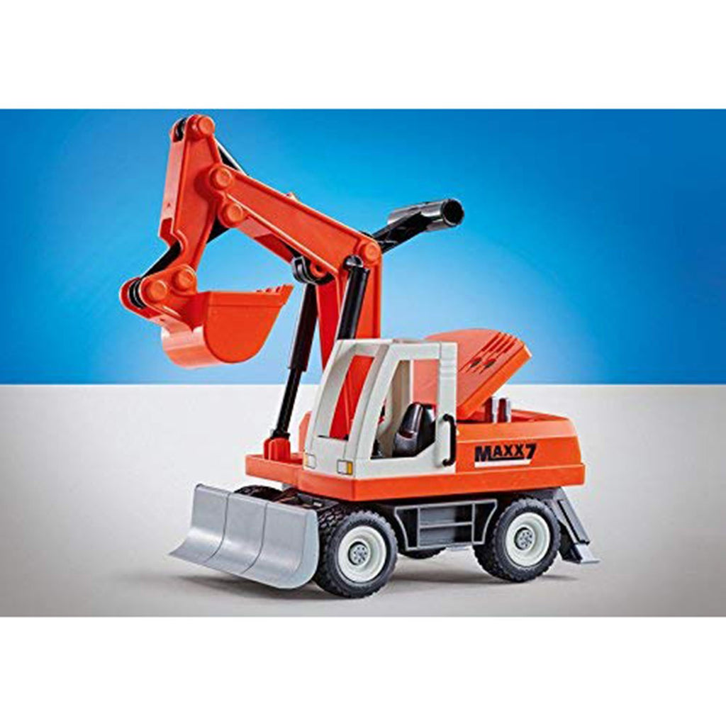 Playmobil Shovel Excavator with Clearing Blade Building Set 9800 - Radar Toys