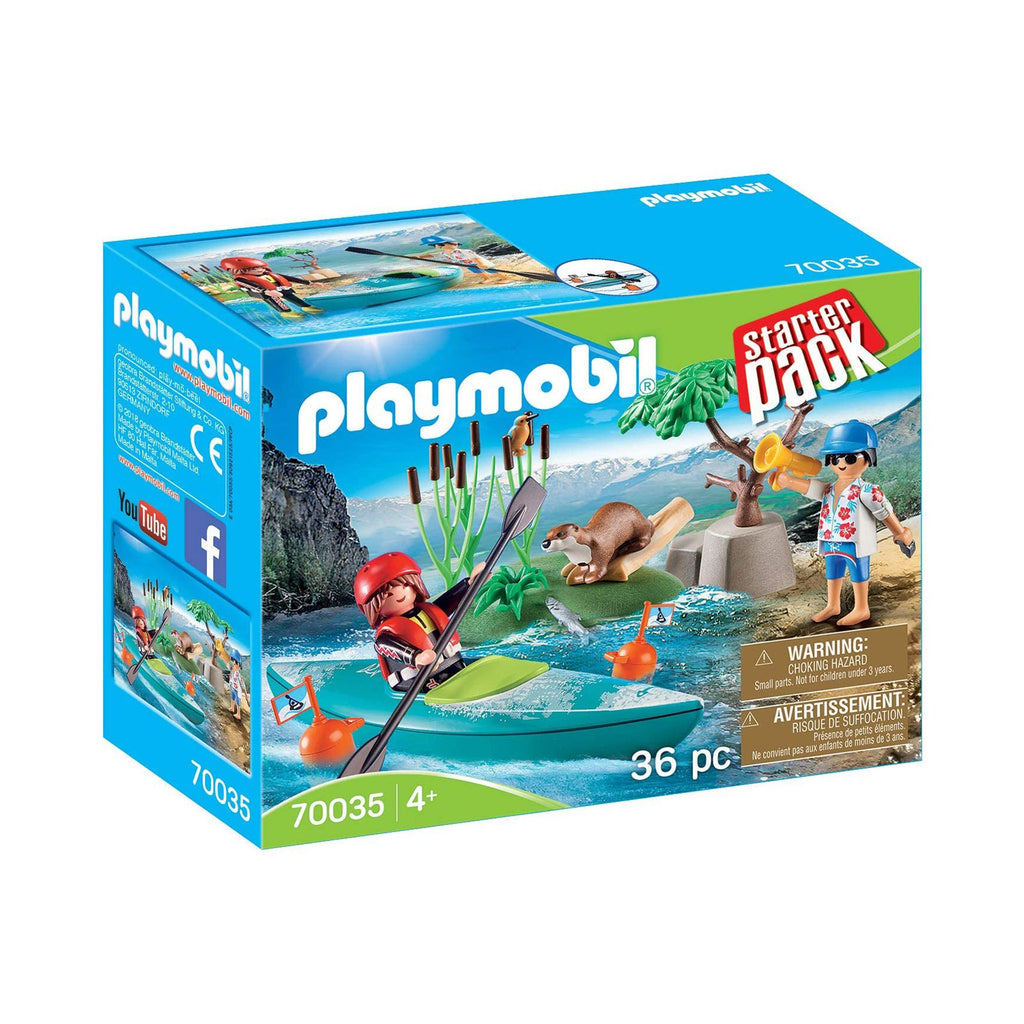 Playmobil Starter Pack Kayak Adventure Building Set 70035 - Radar Toys