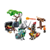 Playmobil StarterPack Knight's Treasure Battle Building Set 70036 - Radar Toys