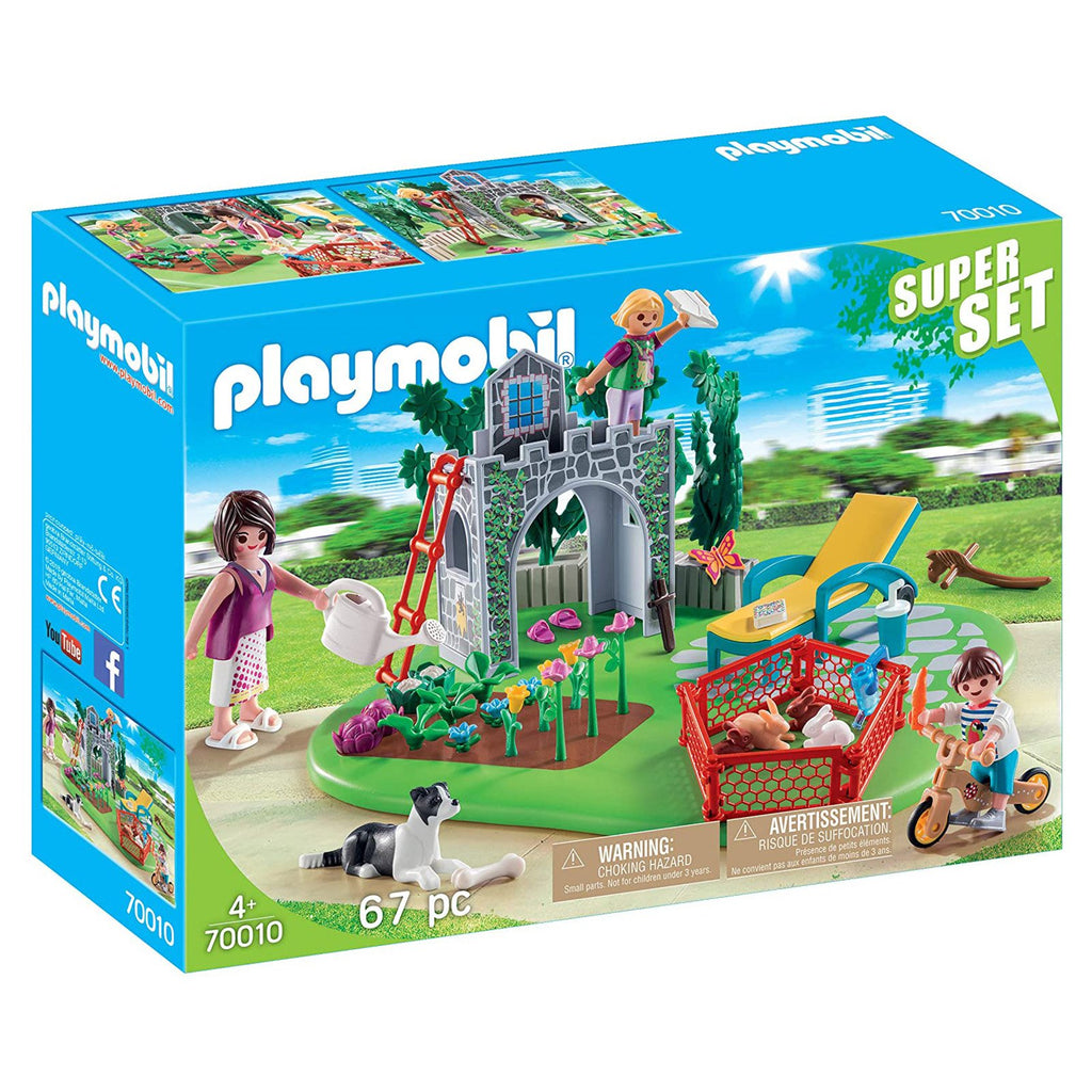 Playmobil SuperSet Family Garden Building Set 70010 - Radar Toys