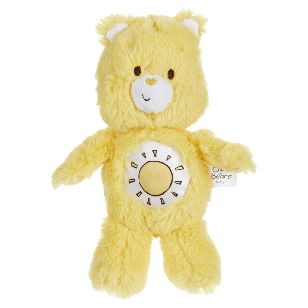 Care Bears Baby Bedtime Bear Yellow Bean Bag Plush Rattle - Radar Toys