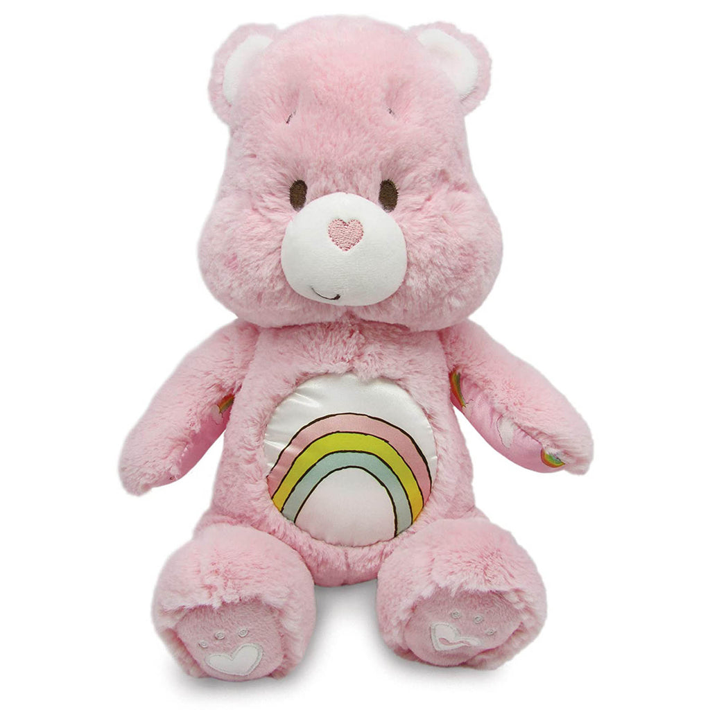 Care Bears Soother Bear Cheer Bear Pink 12 Inch Plush Figure - Radar Toys