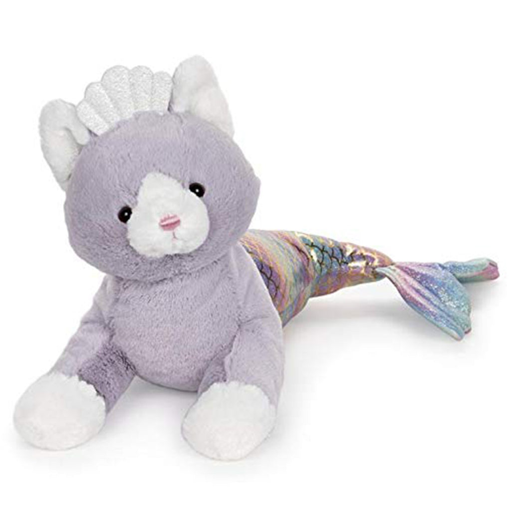 Gund Cat Mermaid with Rainbow Iridescent Tail 18 Inch Plush Figure - Radar Toys