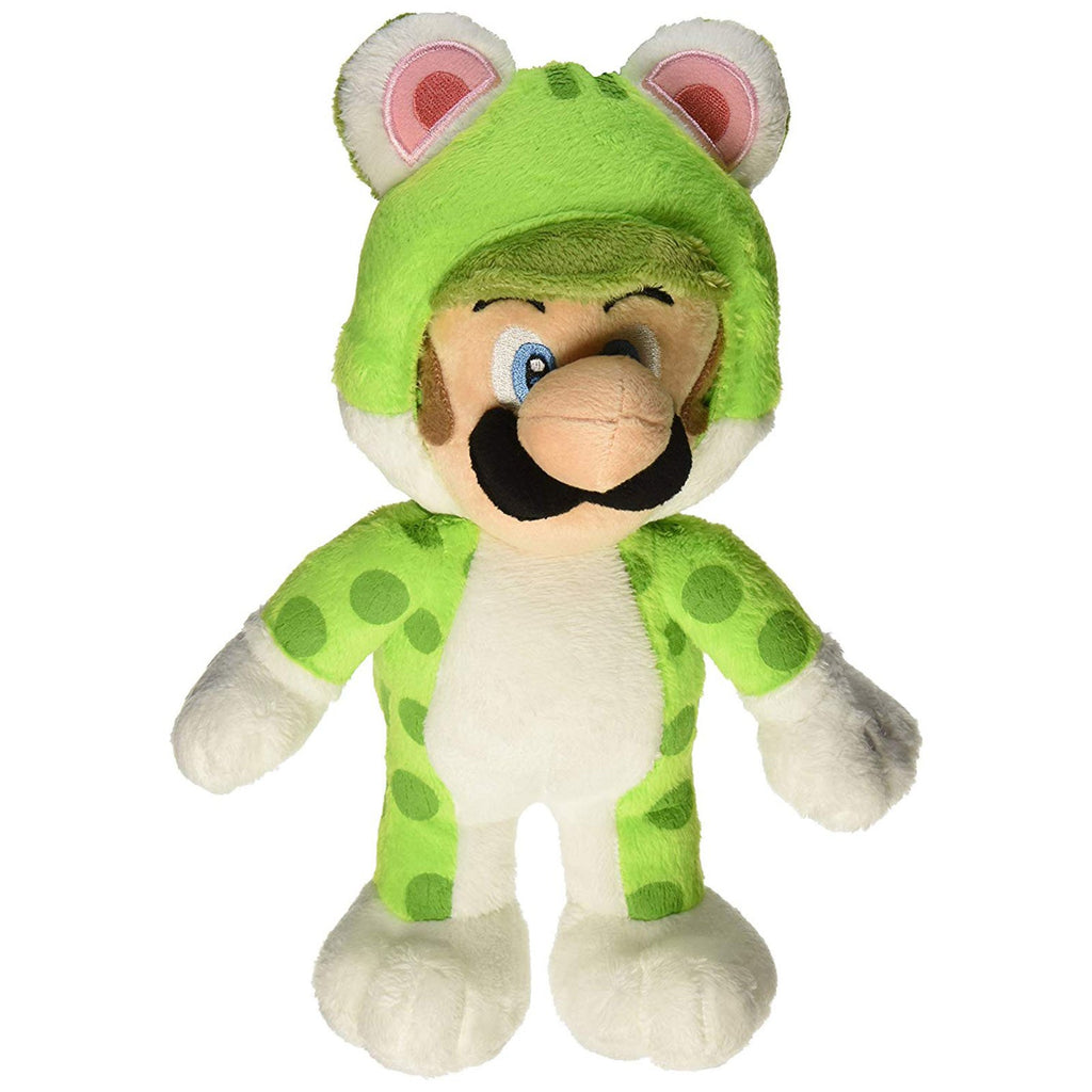 Little Buddy Super Mario Cat Luigi 10 Inch Plush