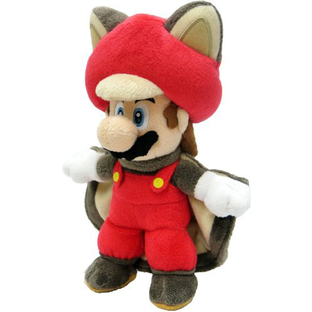 Little Buddy Super Mario Flying Squirrel Mario 9 Inch Plush - Radar Toys
