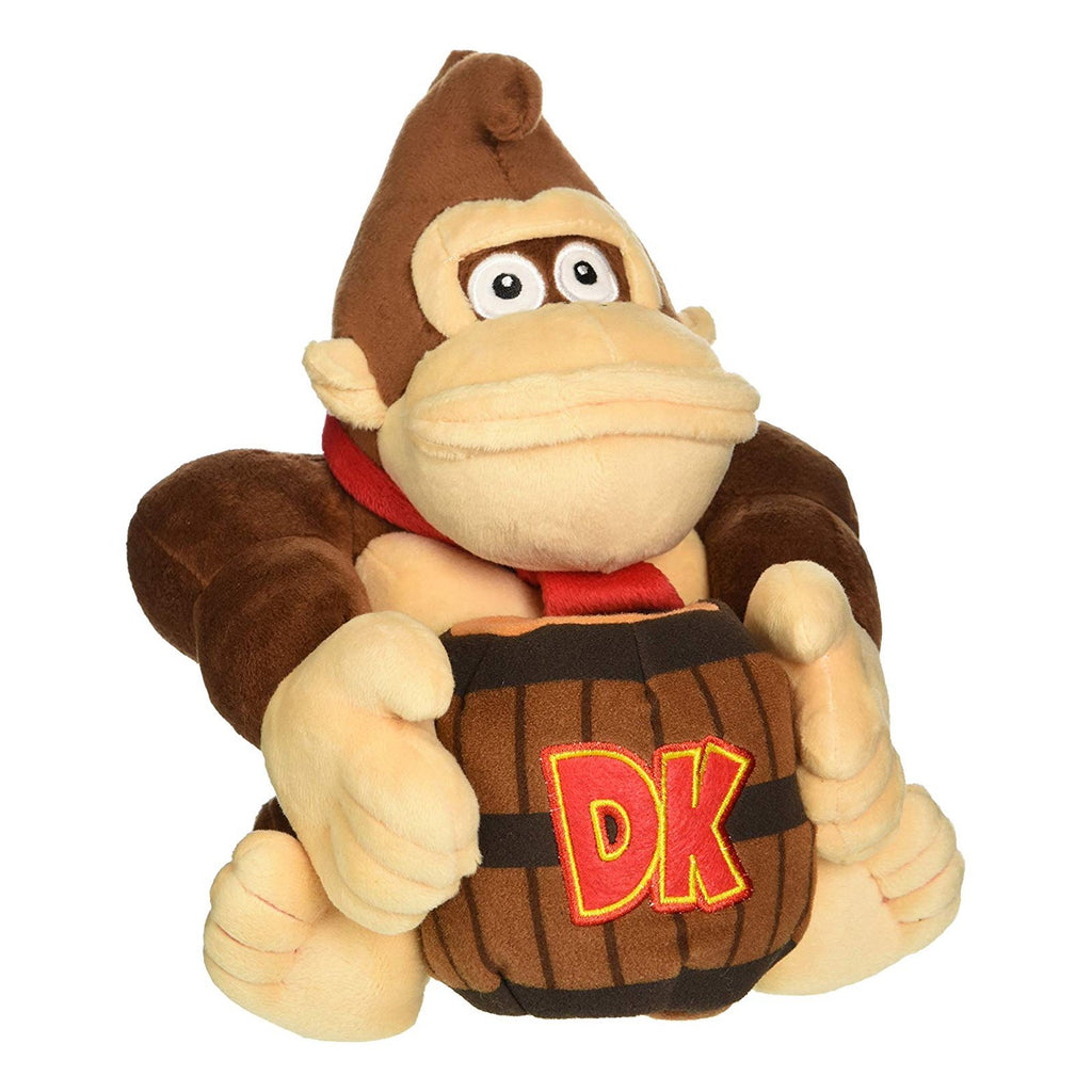 Super Mario Donkey Kong And Barrel 8 Inch Plush - Radar Toys