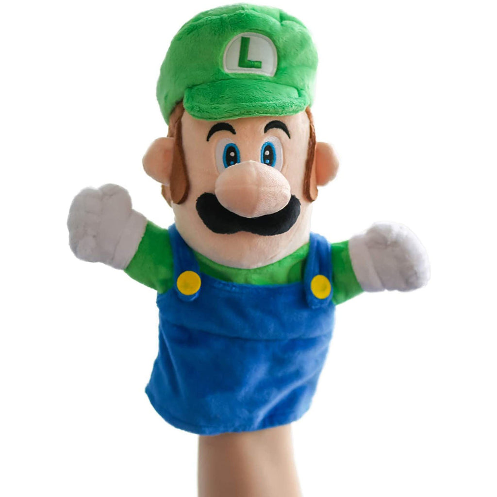 Super Mario Luigi 10 Inch Plush Puppet - Radar Toys
