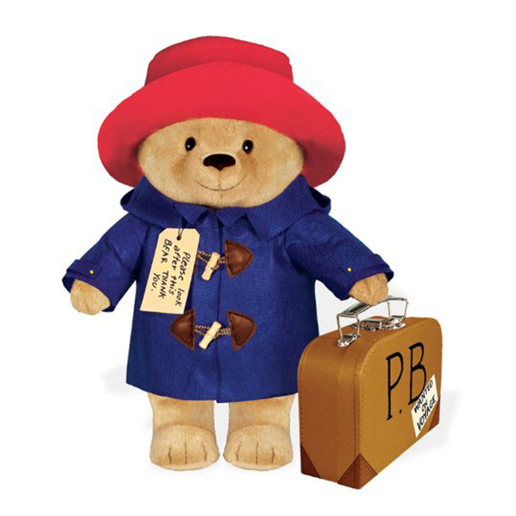 Yottoy Paddington Bear With Suitcase 16 Inch Plush