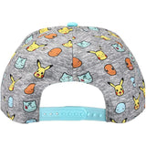Bioworld Pokemon Starter Pokemon Faces Snapback Hat - Radar Toys