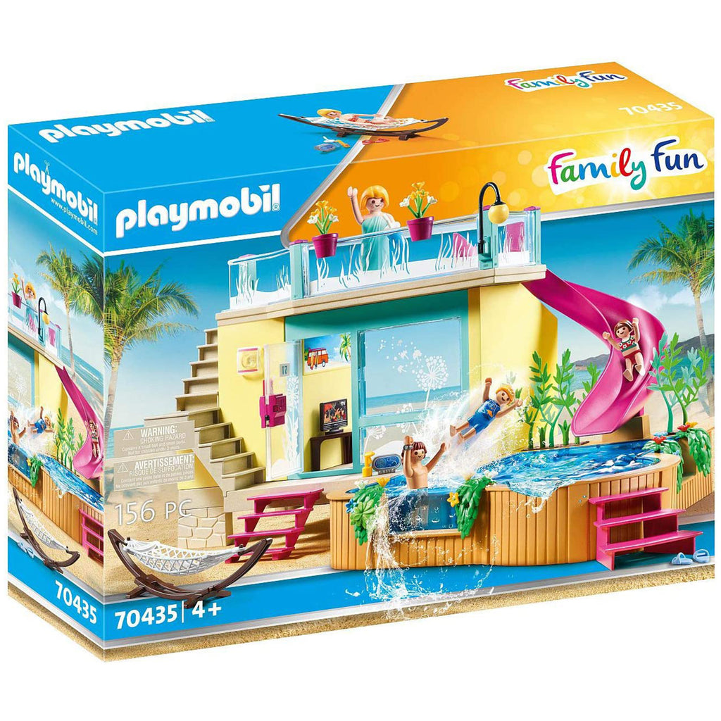 Playmobil Family Fun Bungalow With Pool 70435 - Radar Toys