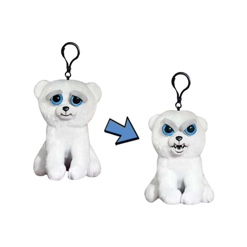 Feisty Pets Karl The Snarl Polar Bear Mini Plush Figure - Radar Toys