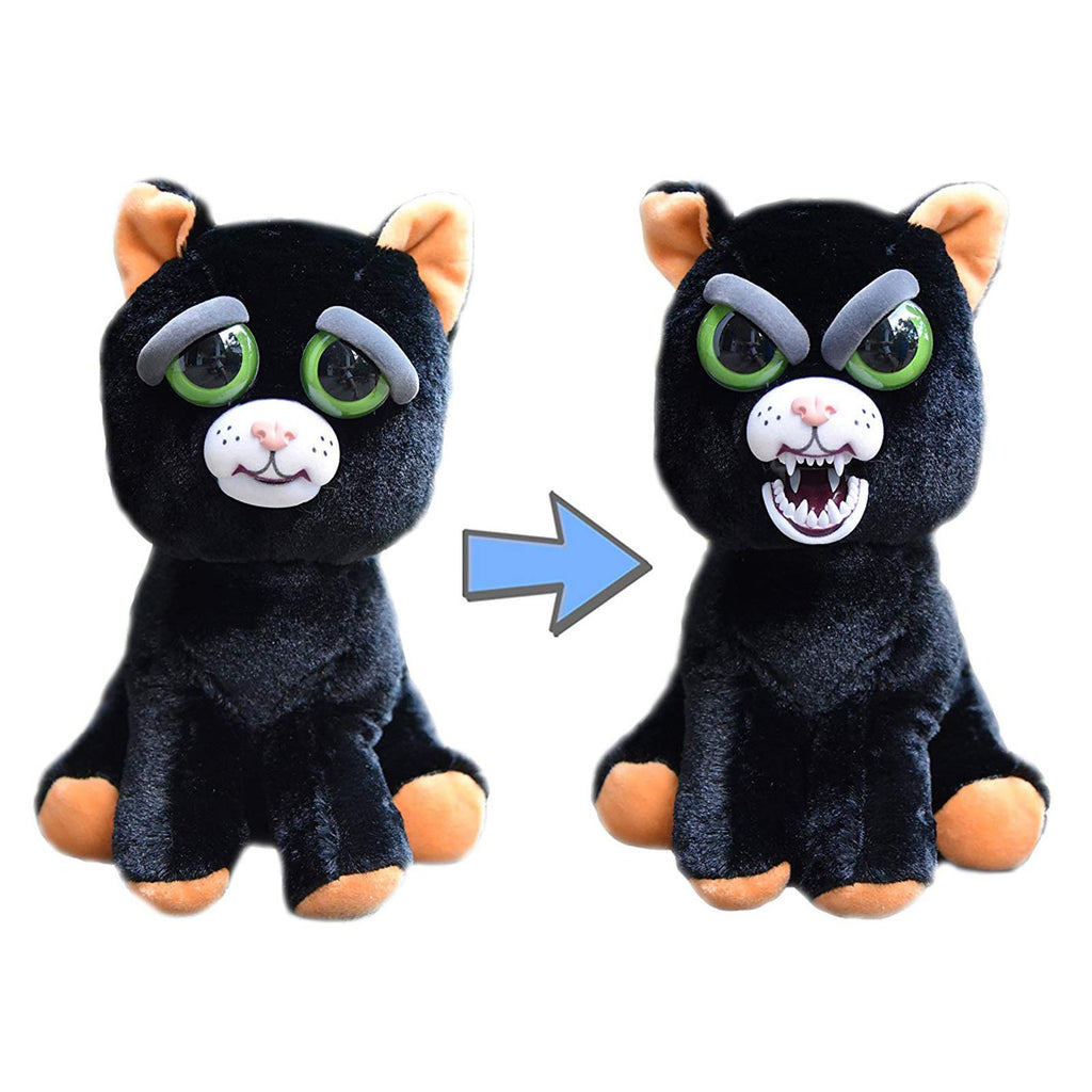 Feisty Pets Katy Cobwebs Black Cat Plush Figure - Radar Toys