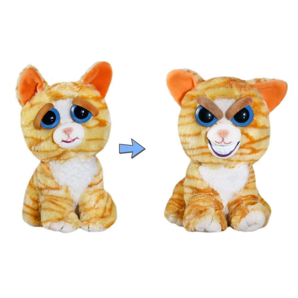 Feisty Pets Princess Pottymouth Orange Cat Evil Grin Plush Figure - Radar Toys